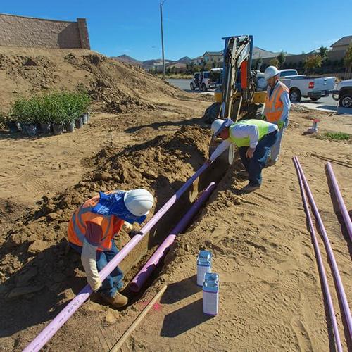 Recycled Water Purple Pipes Emwd 1